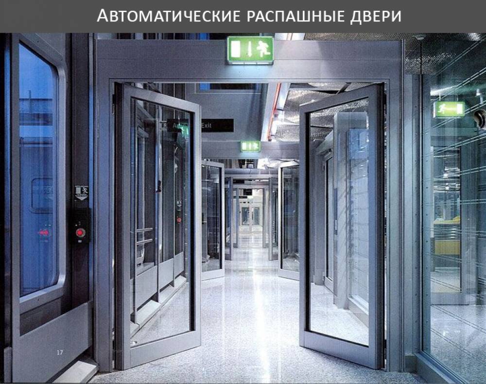 Автоматические распашные двери Автоматические распашные двери
