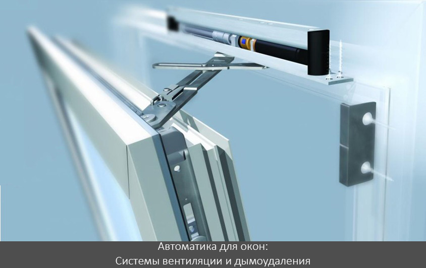 Автоматика для окон: Системы вентиляции и дымоудаления