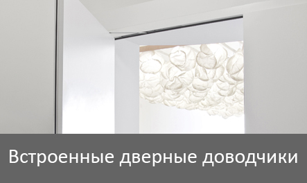 Встроенные дверные доводчики Встроенные дверные доводчики