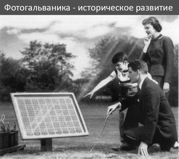 Фотогальваника - историческое развитие